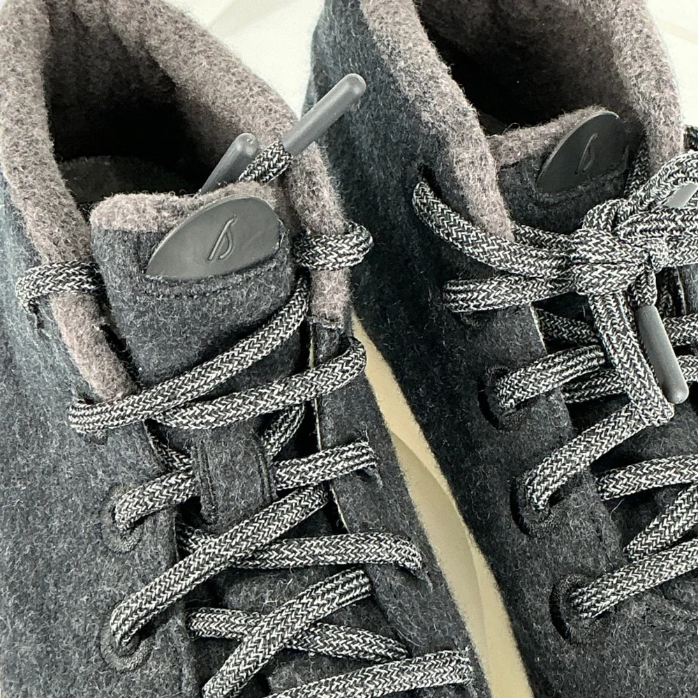 Allbirds Mens 11 Wool Runner-up Mizzle Charcoal Grey Mid Top Sneakers WRUM11